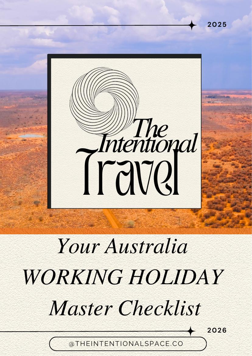 Working Holiday Checklist cover